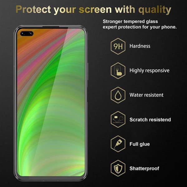 Honor View 30 PRO 3x Skärmskydd Skyddsglas Skyddsfilm Härdat (Tempered)-glas för skydd