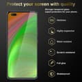 Miniatyrbilde 3 av 8: 3x Skjermbeskytter Skärmskyddtil til Huawei NOVA 7 PRO 5G Herdet Skjermglass Full Skjerm