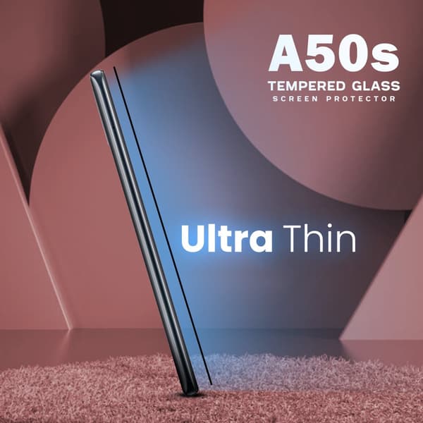 Samsung Galaxy A50s - Härdat Glas 9H - Super kvalitet 3D Skärmskydd
