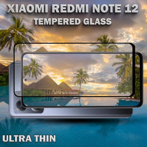 Xiaomi Redmi Note 12 - Härdat Glas 9H-Super kvalitet 3D Skärmskydd