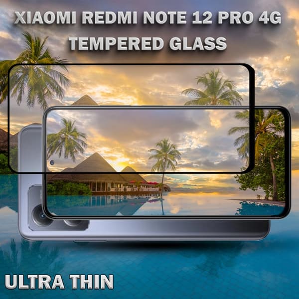 Xiaomi Redmi Note 12 Pro (4G) - Härdat Glas 9H-Super kvalitet 3D Skärmskydd