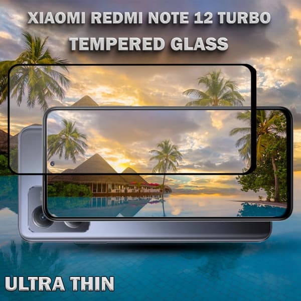 Xiaomi Redmi Note 12 Turbo - Härdat Glas 9H-Super kvalitet 3D Skärmskydd