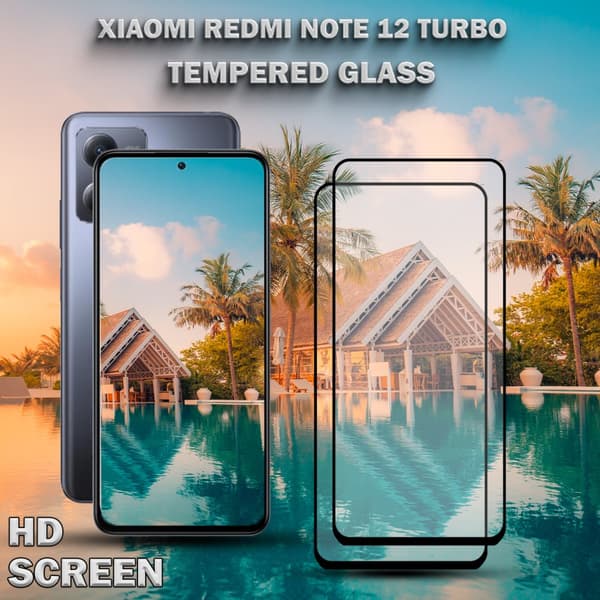 2-Pack Xiaomi Redmi Note 12 Turbo - Härdat Glas 9H-Super kvalitet 3D Skärmskydd