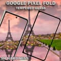 Miniatyrbild 3 av 5: Google Pixel Fold - Härdat Glas 9H - Super kvalitet 3D Skärmskydd