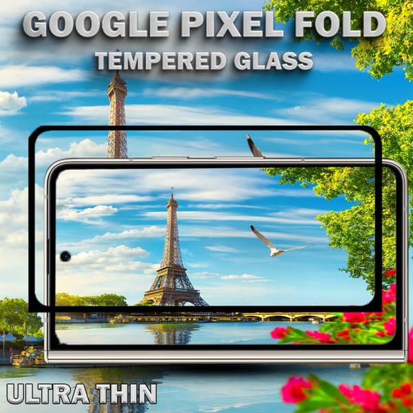 Google Pixel Fold - Härdat Glas 9H - Super kvalitet 3D Skärmskydd