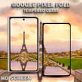 Miniatyrbild 2 av 5: Google Pixel Fold - Härdat Glas 9H - Super kvalitet 3D Skärmskydd