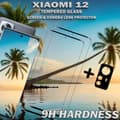 Miniatyrbild 3 av 5: 2-Pack Xiaomi 12 Skärmskydd & 1-Pack linsskydd - Härdat Glas 9H - Super kvalitet 3D