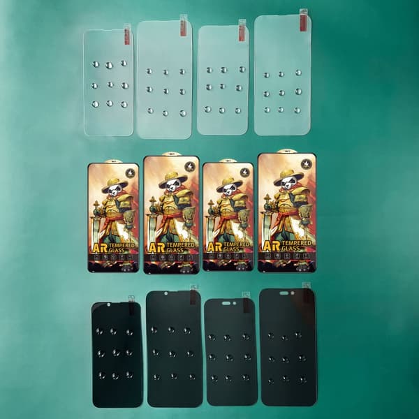 INF 3-pak hærdet glas HD Anti-Fingerprint Screen Film Kit, kompatibel med iPhone iPhone 14 Pro