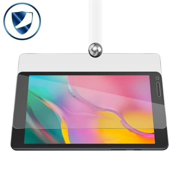 Skärmfilm - AVIZAR - Galaxy Tab A 8.0 2019 - 9H härdat glas - Anti-fingeravtryck - Ultratunt