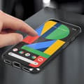 Miniatyrbild 4 av 4: Skyddsskal - Google - Pixel 4 - Mjuk silikon - Härdat glasfilm - Transparent vit