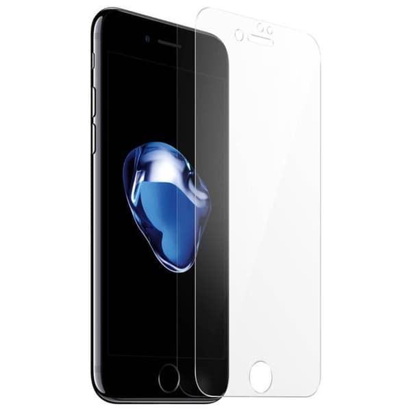 Skyddsfilm - AVIZAR - iPhone 7/8 - Härdat glas - Fullständigt skydd - Genomskinlig