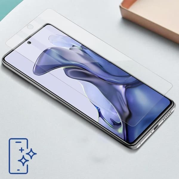 Skärmskydd - 3mk - Xiaomi Mi 11T/Pro - Flexibelt glas 7H - Anti-explosion - Transparent