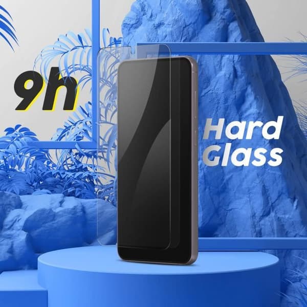 Härdat glas för Galaxy S23 9H Hårdhet Ultra-resistent 3mk HardGlass Transparent