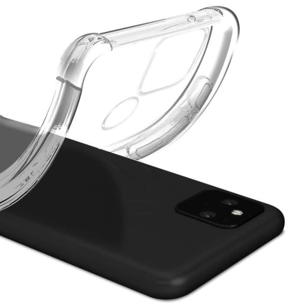 Fodral och skyddsfilm - AVIZAR - Google Pixel 5 - Mjuk silikon - Härdat glas - 360° skydd