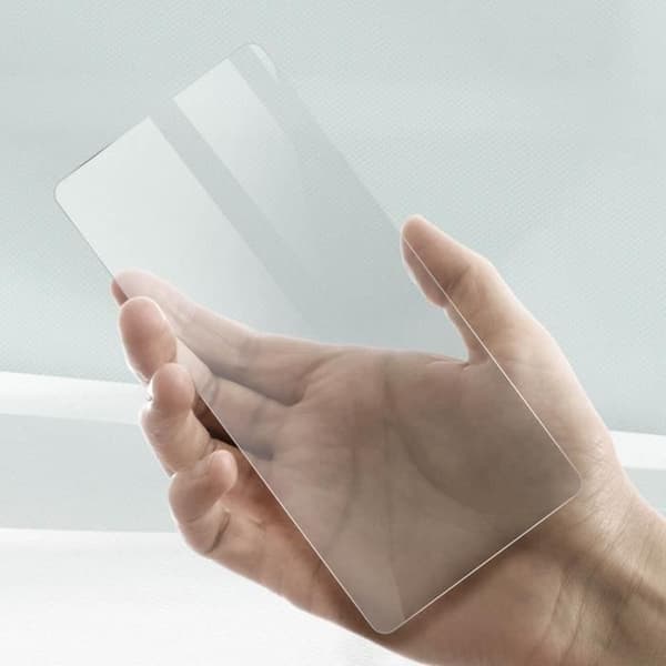 Skyddsskal - AVIZAR - Motorola Edge 20 Pro - Mjukt silikon - Härdat glas 9H - Transparent
