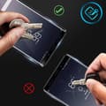 Miniatyrbild 3 av 4: Film för Samsung Galaxy Note 9 Transparent fasat härdat glas med svart kant