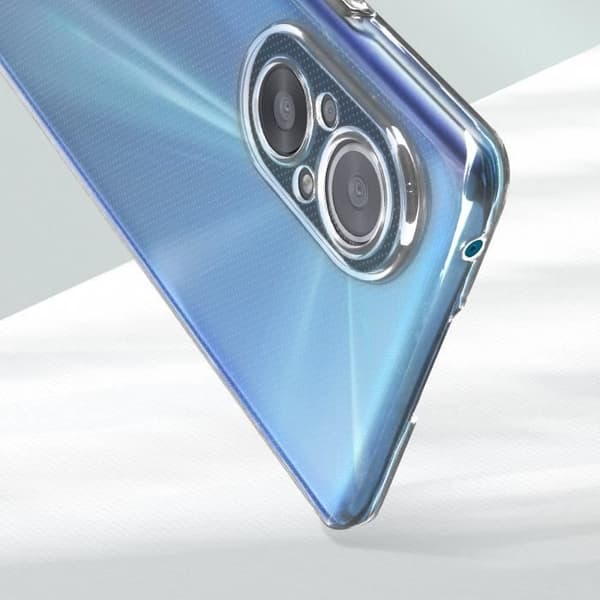 Honor 50 SE mjukt fodral och 9H härdat glasfilm - transparent - AVIZAR - Skyddspaket - Vit