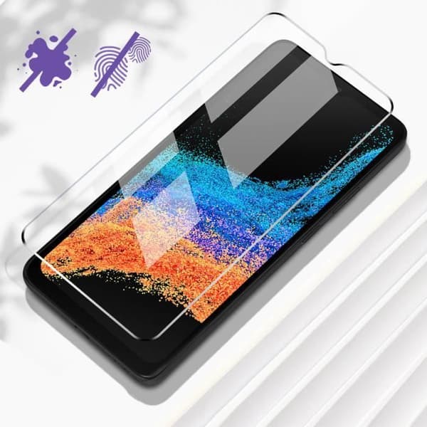 Skärmskyddsfilm - AVIZAR - Samsung Galaxy Xcover 6 Pro - 9H härdat glas - Anti-repa - Genomskinlig