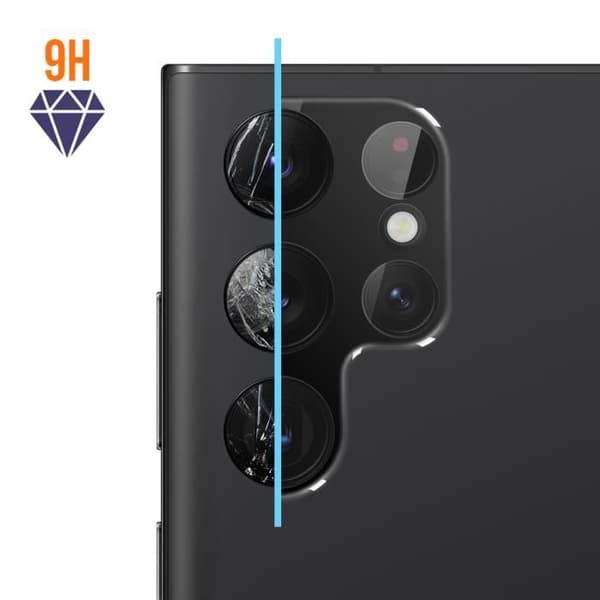 Skyddsfilm - IMAK - Samsung Galaxy S22 Ultra - 9H härdat glas - Anti-explosion - Antispår