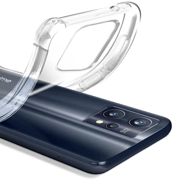 Fodral + Film Realme 9 Pro Plus och 9 4G-fodral + transparent härdat glas