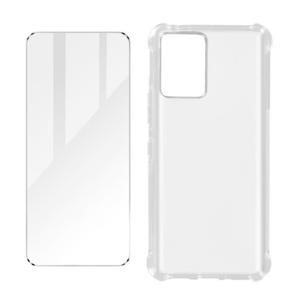 Fodral + Film Realme 9 Pro Plus och 9 4G-fodral + transparent härdat glas