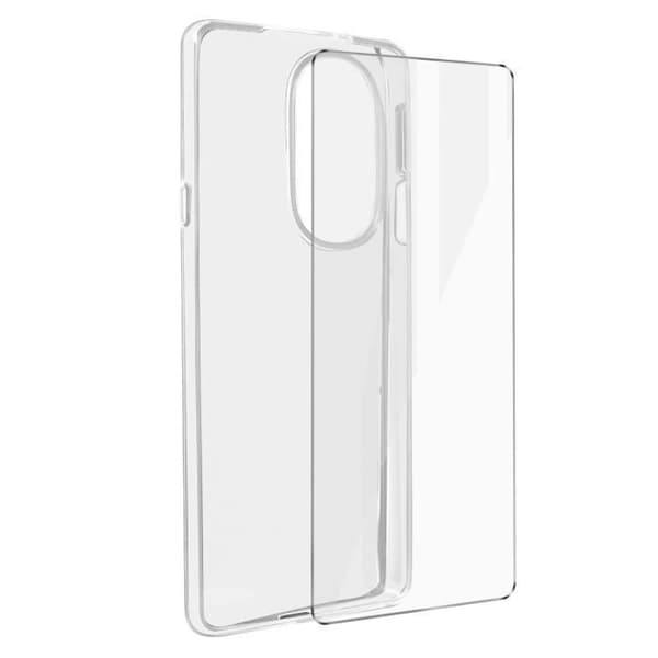 Skyddsfodral - AVIZAR - Motorola Edge 30 Pro - Mjuk silikon - 9H härdat glas - Transparent