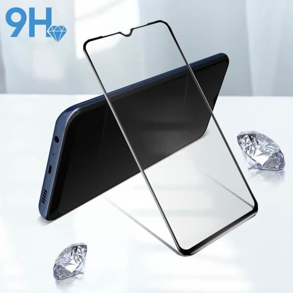 Skärmfilm i härdat glas - Samsung - A03 Core - 9H hårdhet - 9D kanter - Totalt skydd