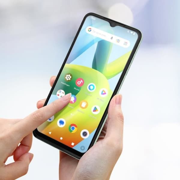Sprosssäkert glas för Xiaomi Redmi A1 och A2 livstidsgaranti Force Glass 9H+ svart