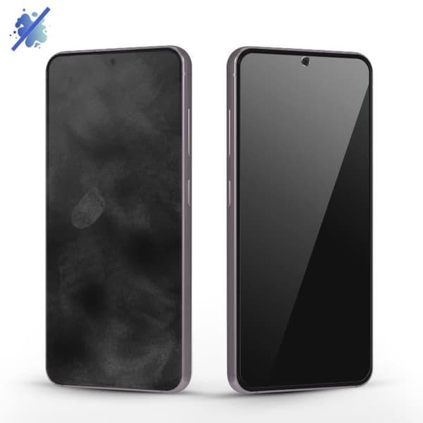 Härdat glas för Samsung S23 9H Hårdhet Fasade kanter 2.5D X-One Svart