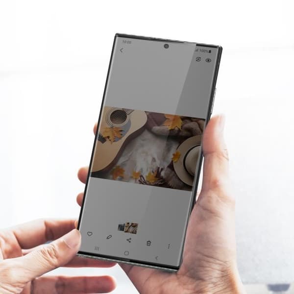 Härdat glas - X-ONE - Samsung S23 Ultra - 9H hårdhet - UV-fixering - Anti-repskydd