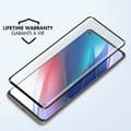 Miniatyrbild 4 av 4: Skyddsfilm - FORCE GLASS - Oppo Find X3 Neo - 9H+ hårdhet - Komplett 3D-skydd - Svart