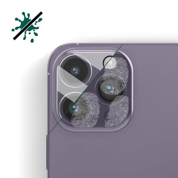 Kameraglas för iPhone 14 Pro och 14 Pro Max Force Glass Transparent