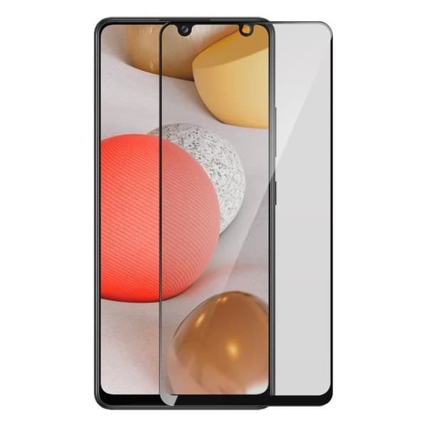Film för Samsung Galaxy A42 5G Resistant Organic Glass Anti-trace Force Glass svart