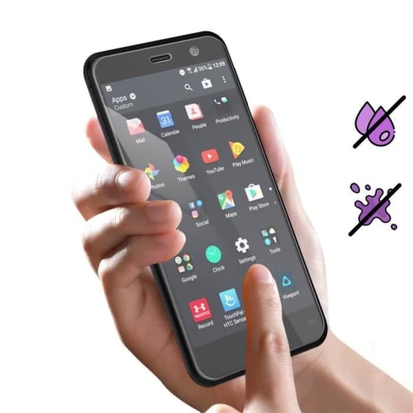 Härdat glas för HTC U Play 9H+ Hårdhet Livstidsgaranti Force Glass Clear