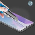 Miniatyrbild 3 av 4: Samsung Galaxy Note 20 skyddsfilm - FORCE GLASS - Resistant Anti-Fingerprint Organic Glass - Svart