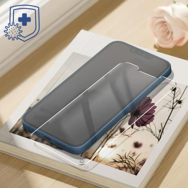 Skärmskyddsfilm - FORCE GLASS - iPhone 13 Mini - Splittrsäkert glas - Anti-blått ljus - Ultratunt