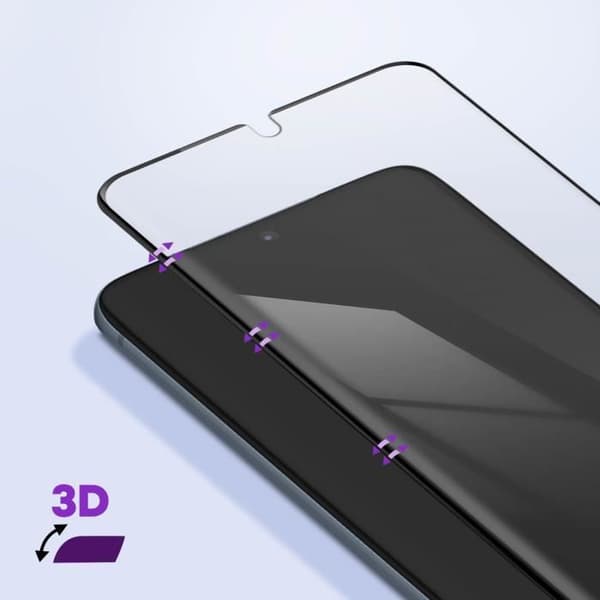 Skyddsfilm - FORCE GLASS - Samsung Galaxy S20 - Splittrsäkert glas - 9H+ hårdhet - Komplett 3D-skydd
