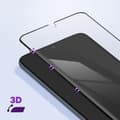 Miniatyrbild 3 av 4: Skyddsfilm - FORCE GLASS - Samsung Galaxy S20 - Splittrsäkert glas - 9H+ hårdhet - Komplett 3D-skydd