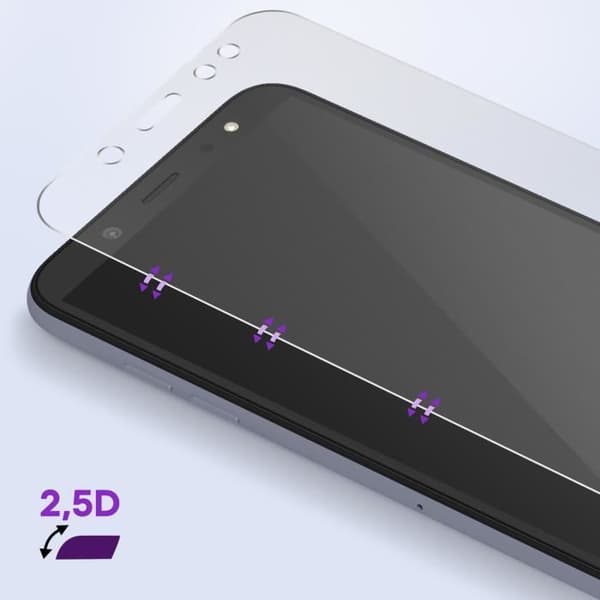 Krosssäker film - FORCE GLASS - Samsung Galaxy A6 - 9H hårdhet - Stöt- och repskydd - Livstidsgaranti