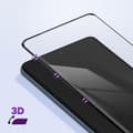 Miniatyrbild 3 av 4: Skyddsfilm - FORCE GLASS - Xiaomi 12/12X - Splittrsäkert glas - 9H+ hårdhet - Komplett 3D-skydd