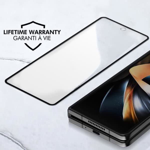 Skyddsfilm - FORCE GLASS - Samsung Z Fold 4 - 9H+ härdat glas - 2,5D fasade kanter - Livstidsgaranti