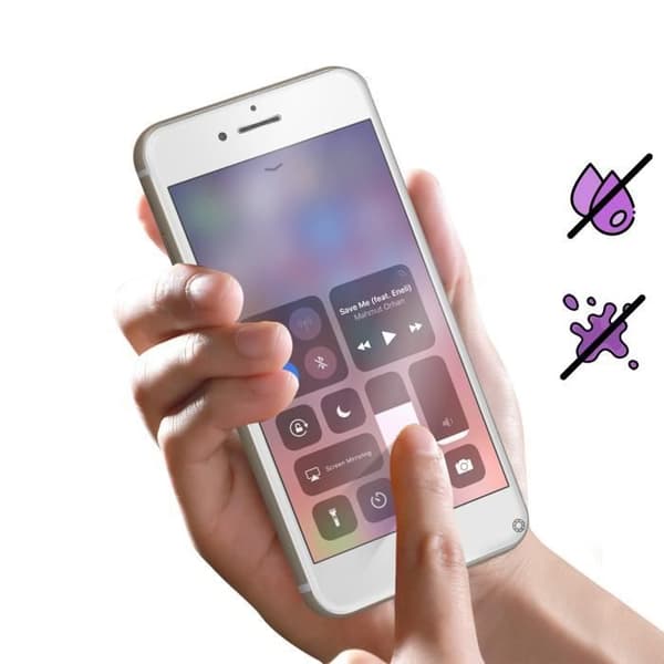 Härdat glas för iPhone 7 Plus / 8 Plus Livstidsgaranti Force Glass Clear