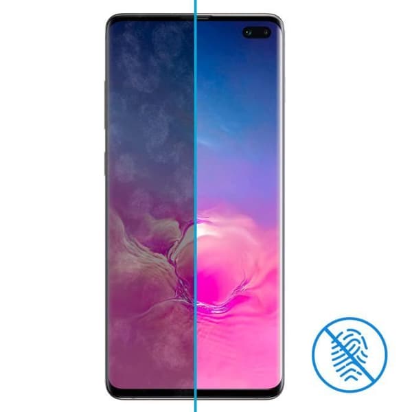 Filmskärm - Moxie - Galaxy S10 Plus - Inkurvat Härdat Glas - Heltäckande Skydd - Ultra-Tunn 0.3mm