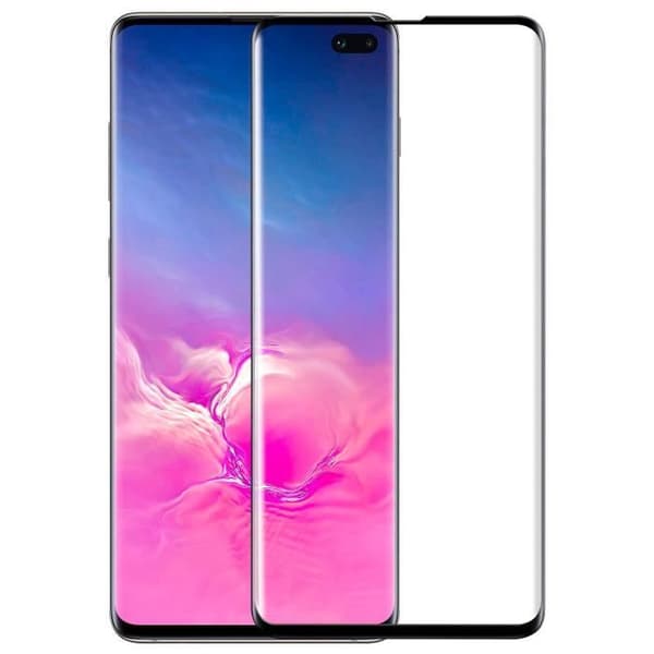 Filmskärm - Moxie - Galaxy S10 Plus - Inkurvat Härdat Glas - Heltäckande Skydd - Ultra-Tunn 0.3mm