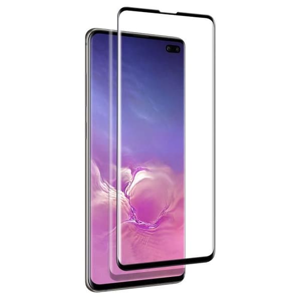 Filmskärm - Moxie - Galaxy S10 Plus - Inkurvat Härdat Glas - Heltäckande Skydd - Ultra-Tunn 0.3mm