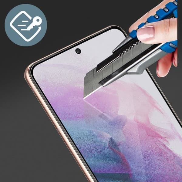 Film skydd - Force Glass - Galaxy S21 - Organiskt glas - Rep-resistant - Anti-spår