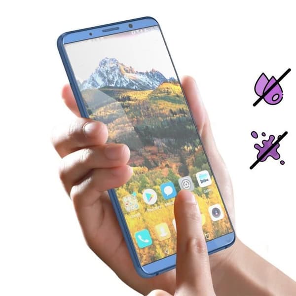 Skyddsfilm - FORCE GLASS - Huawei Mate 10 Pro - 9H+ härdat glas - 2,5D fasade kanter - Livstidsgaranti