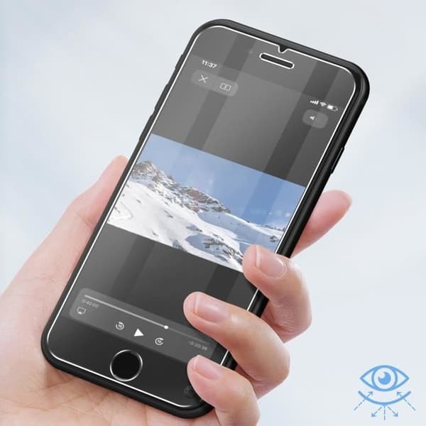 Flexibelt glas för iPhone 6, 6s, 7, 8, SE 2020 / 2022 Livstidsgaranti Force Glass