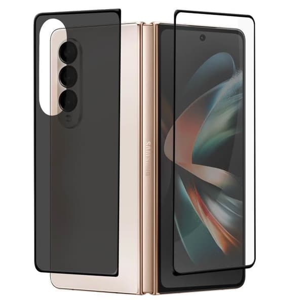 Skyddsfilm - AVIZAR - Galaxy Z Fold 4 - 9H härdat glas - Transparent - Fullständigt skydd