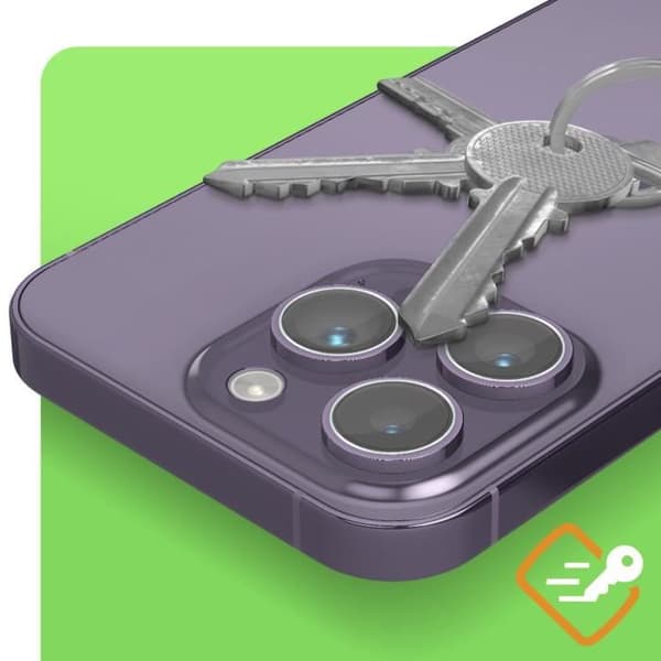 Skyddsfilm - AVIZAR - iPhone 14 Pro - 9H härdat glas - Anti-fingeravtryck - Transparent